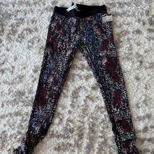 Free people movement butterfly mesh low rise leggings NWT small